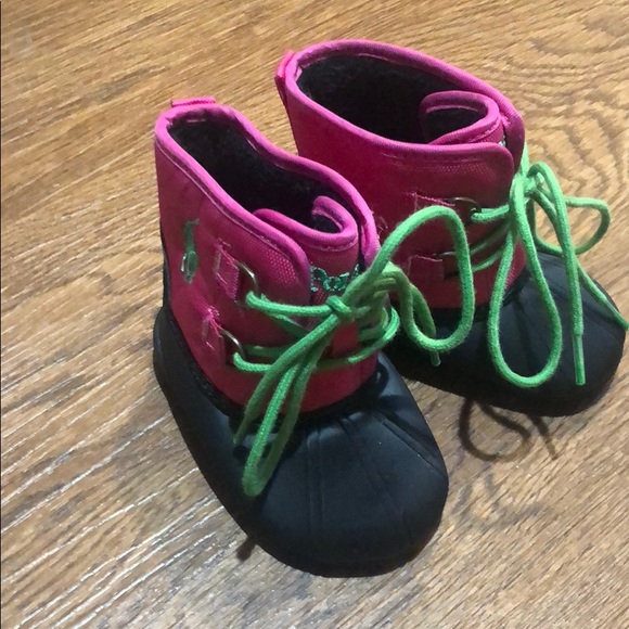 Ralph Lauren Other - Ralph Lauren baby girl booties size 2